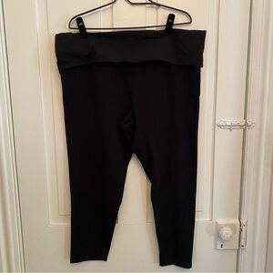 ✨french laundry black foldover leggings✨